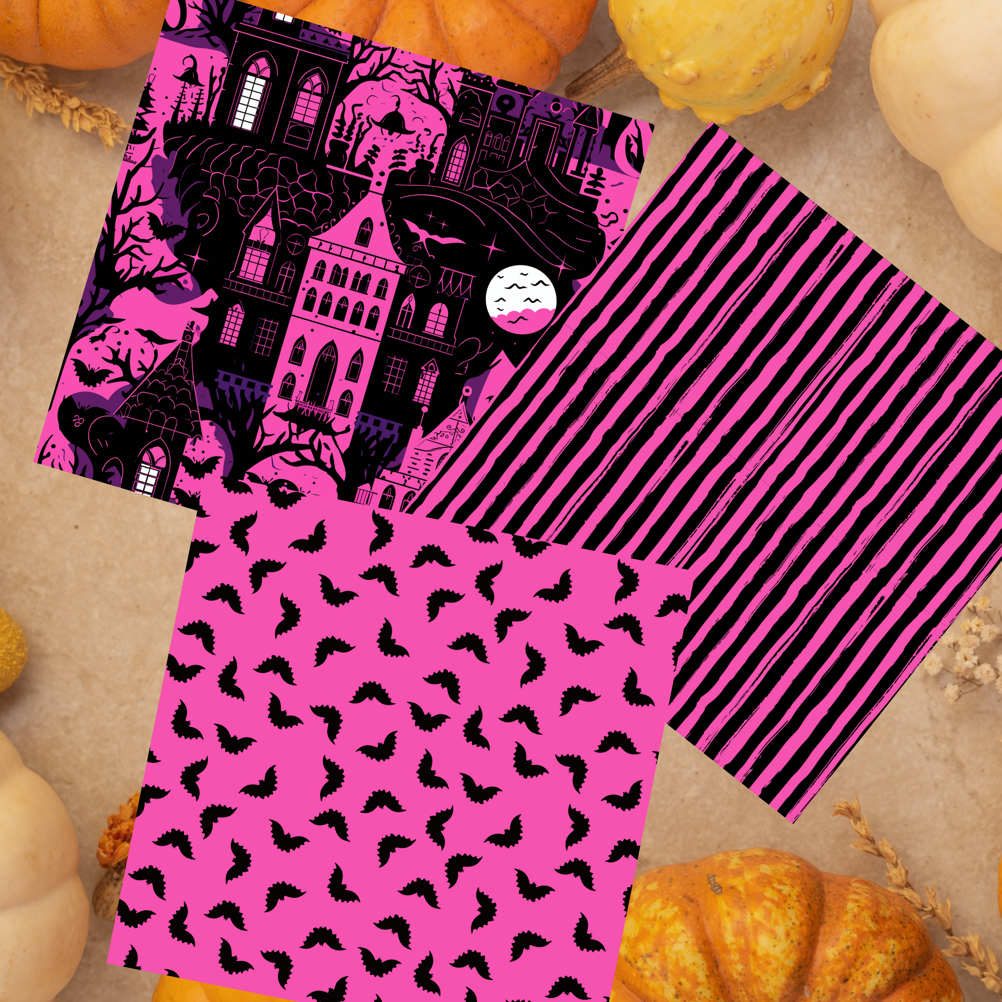 Spooky and Pink Halloween Printables