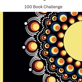 Reading Journal 100 Book Challenge Gift for Readers - Mandala Notebook