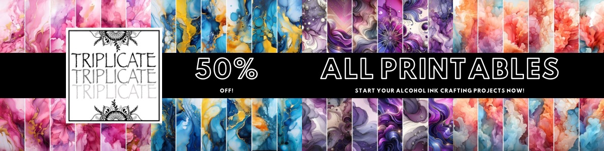 Alcohol Ink Printable Scrapbook Paper Backgrounds