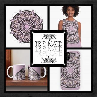Intangible Apricity Polka Dot Mandala Stickers Apparel and Accessories