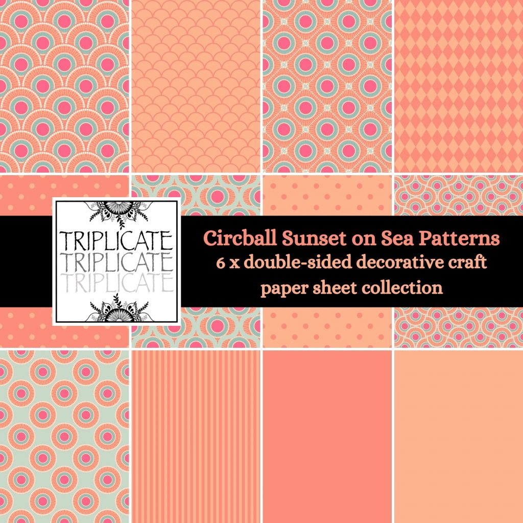 Circball Sunset on Sea Dot Mandala Patterns