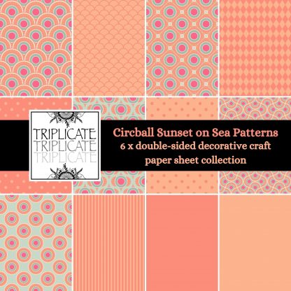 Circball Sunset on Sea Dot Mandala Patterns