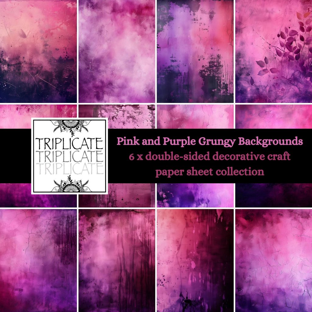 Pink and Purple Grungy Background Textures