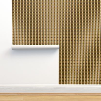 Vintage Sunflowers Stripes