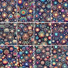 New Year Scrapbook Paper