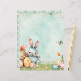 Whimsical Easter Backgrounds Scrapbook Paper