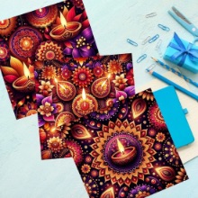 Red Gold & Purple Designs