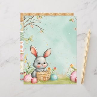 Whimsical Easter Backgrounds Scrapbook Paper