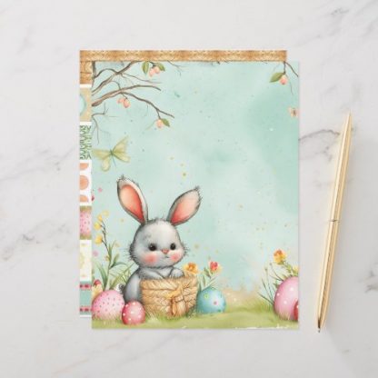 Whimsical Easter Backgrounds Scrapbook Paper