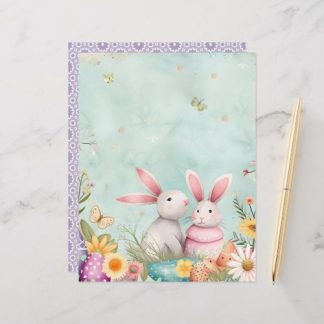 Whimsical Easter Backgrounds Scrapbook Paper