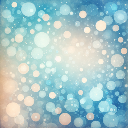 Free Printable Blue Bokeh Scrapbook Paper - Triplicate