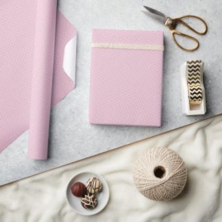 Geometric Dusky Rose Pink Diamond Checkerboard Wrapping Paper