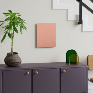 Mounted Print, Geometric Sunset on Sea Colorful Diamond Checkerboard designed and sold by Triplicate Limited