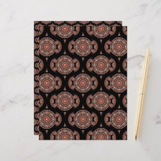 Safari Sunset Bohemian Star Fall Mandala Retro 70s