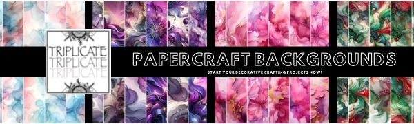 Triplicate Scrapbook & Decorative Craft Paper Pads