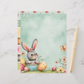 Whimsical Easter Backgrounds Scrapbook Paper
