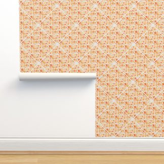 12” Retro Florals Fall ...