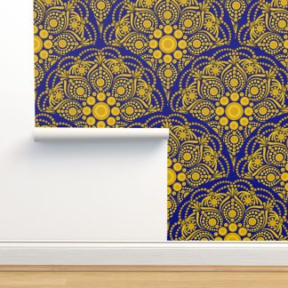 24” Navy and Gold Night...