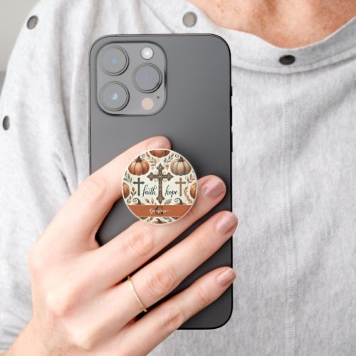 Personalized Faith & Hope Christian Halloween PopSocket