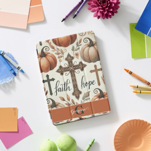 Personalized Faith & Hope Christian Halloween iPad Pro Cover