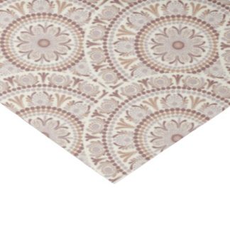 Warm Neutrals Cafe Ombre Dot Mandala Art Deco Tissue Paper