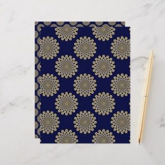 We Are Watching You Navy And Gold Polka Dots