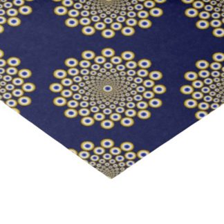 We Are Watching You Navy And Gold Polka Dots Tissue Paper