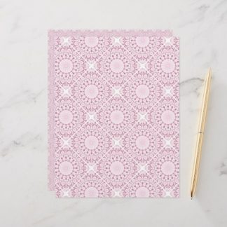 Dusky Rose Confetti Lace Diamond Tile