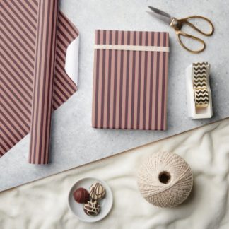Geometric Royal Circle Colorful Vertical Stripes Wrapping Paper