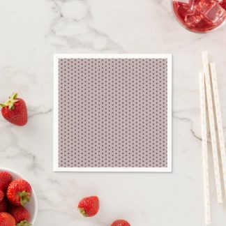 Geometric Warm Neutrals Polka Dot Flowers Napkins