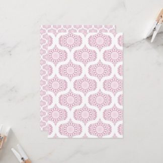 Printable Rose Confetti Lace Retro Scrapbook Paper Invitation