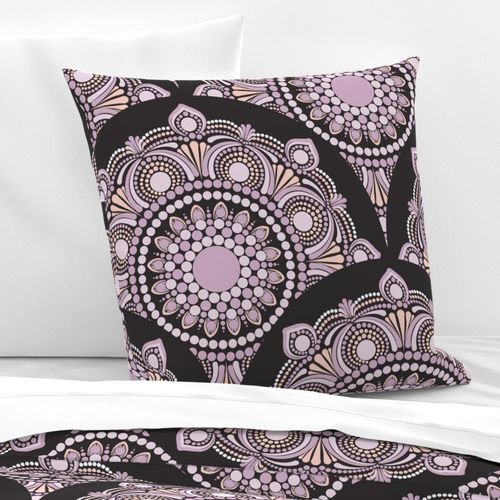24” Intangible Apricity Dot Mandala Scale Pattern - Large