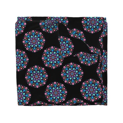 12” Starry Night Polka Dot Mandala Pattern - Medium