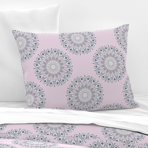 12” Intangible Sunlit Snowflake Polka Dot Mandala - Medium