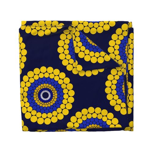 24” Radiant Eye of the Salamanda Polka Dot Mandala - Large