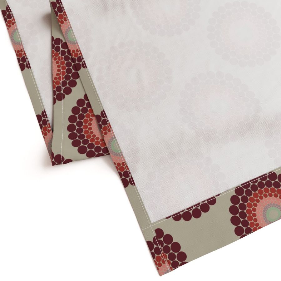 12” Radiant Fashion Week Polka Dot Mandala - Medium