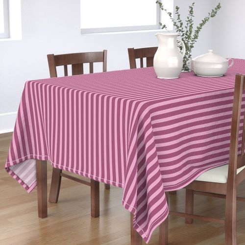Geometric Dusky Rose Red Violet & Lilac Sachet Vertical Stripes