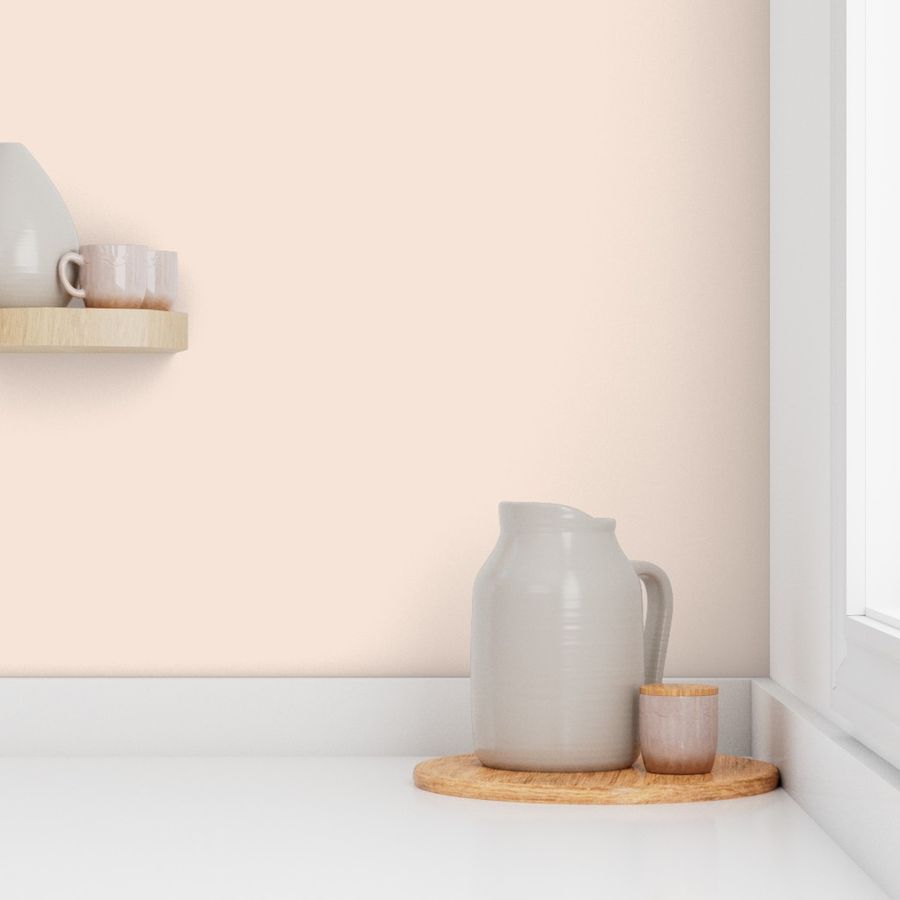 Pantone Cream Pink Safari Sunset Solid