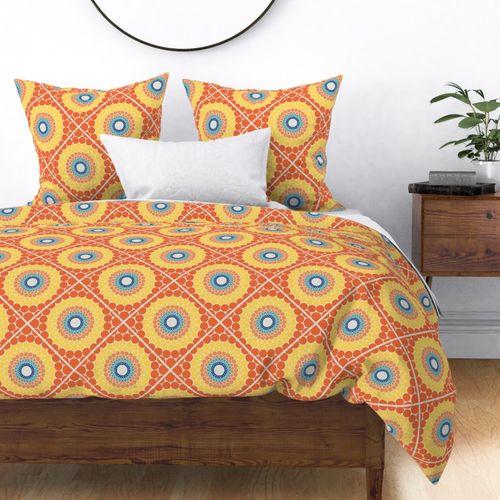 Medium Radiant Aegean Summer Diamond Tile Mandala