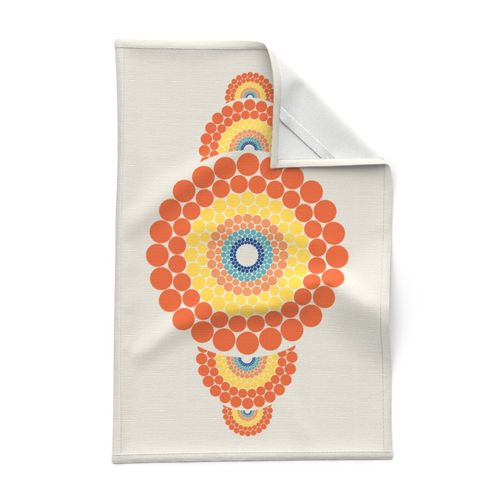 Radiant Aegean Summer Dot Mandala