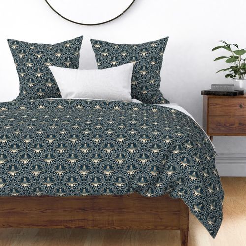 Small Star Of Wonder Dot Mandala Art Deco Scallops