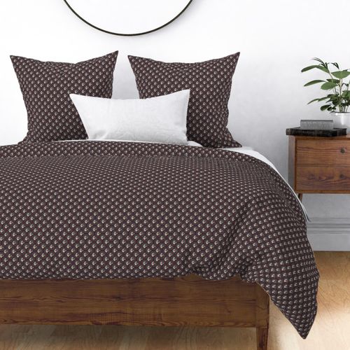 Ditsy Retro Santa Dot Mandala Art Deco Fans