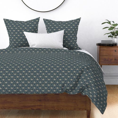 Ditsy Star Of Wonder Dot Mandala Diamond Tile