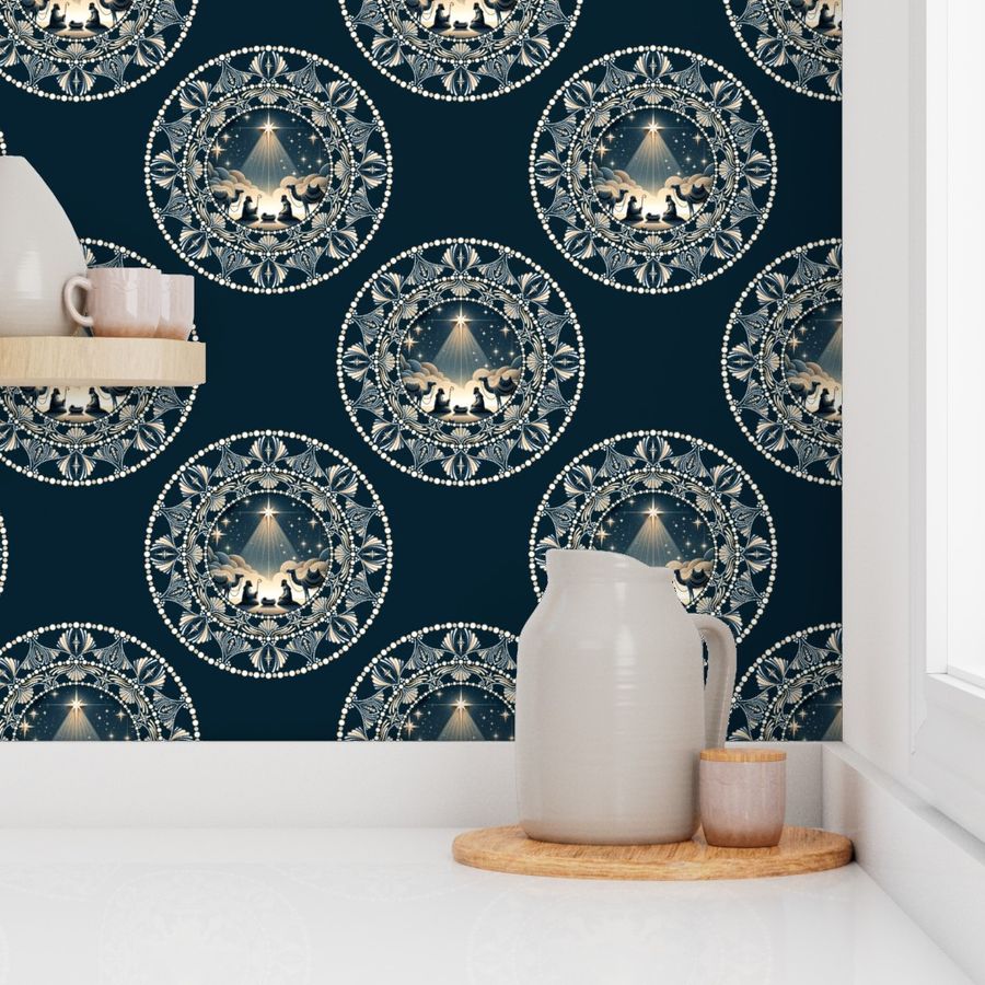 Medium Star Of Wonder Polka Dot Mandala