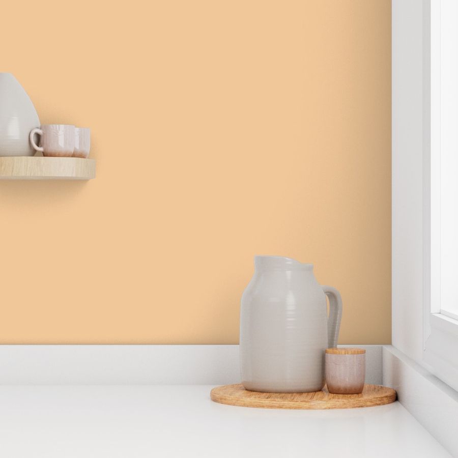 Peach-Orange Star Of Wonder Matching Solid