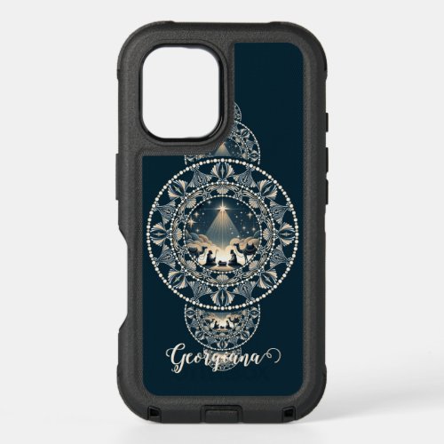 Custom Name Holy Star of Wonder Ornamental Mandala iPhone 16 Case
