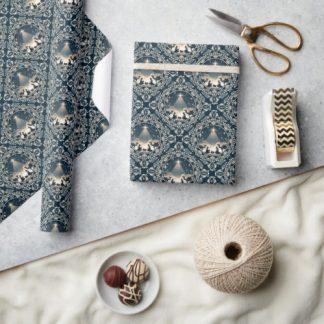 Star of Wonder Mandala Nativity Geometric Tile Wrapping Paper