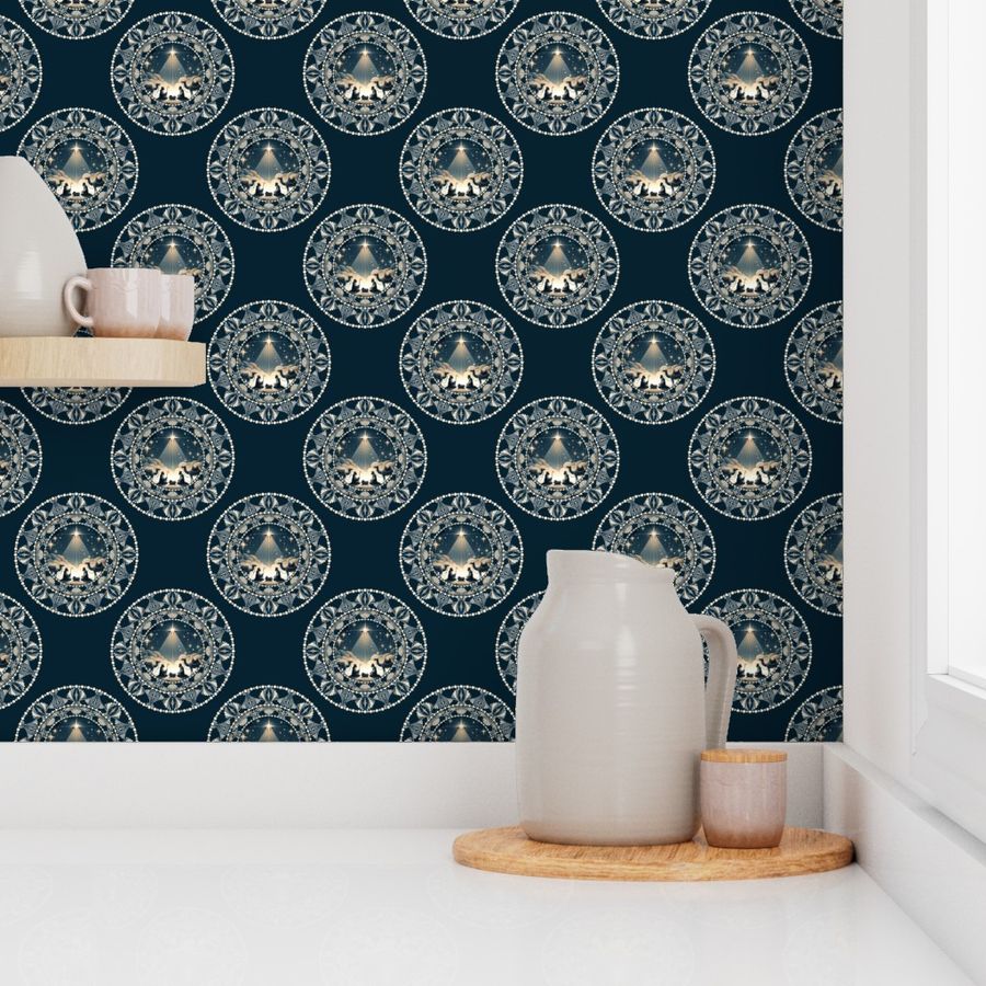 Small Star Of Wonder Polka Dot Mandala