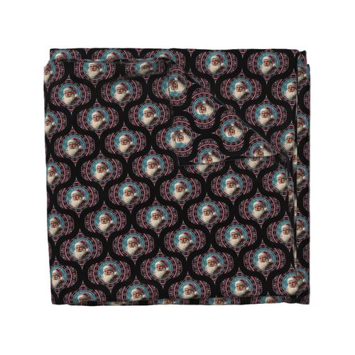 Small Retro Santa Dot Mandala Mid Mod Ogee