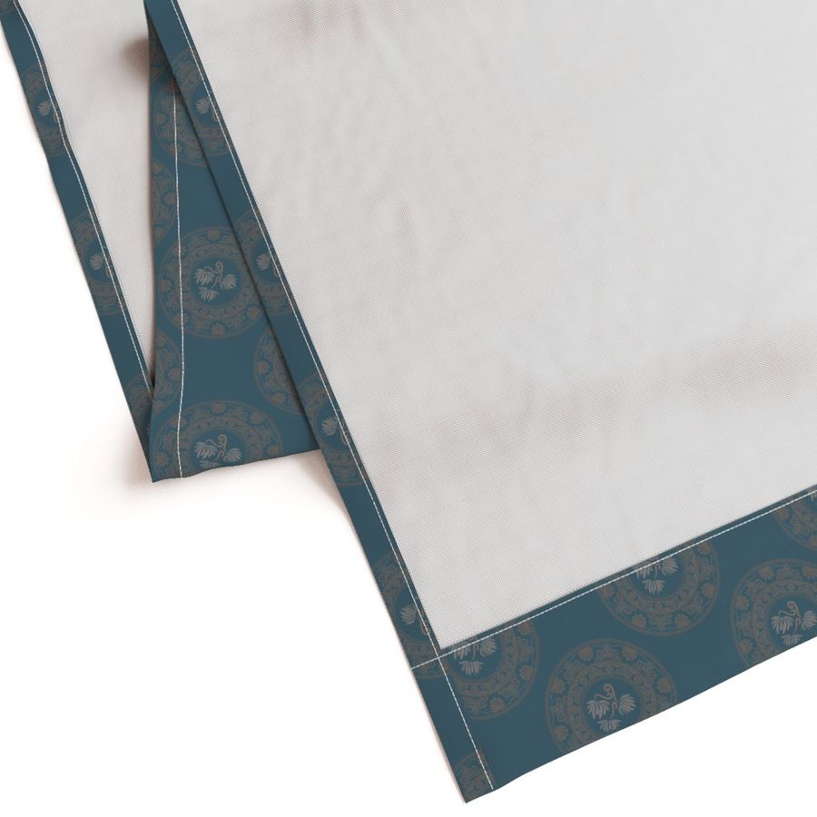 Small Tapestry Mocha Rococo Pantone Subtle Contrasts Polka Dot Mandala